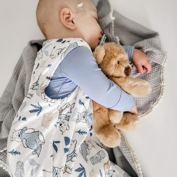 NEW! Infant Girls & Boys Pooh Bear  Lined Sleep Bags | Baby Safe Sleep Blankets - Picture 3 of 5